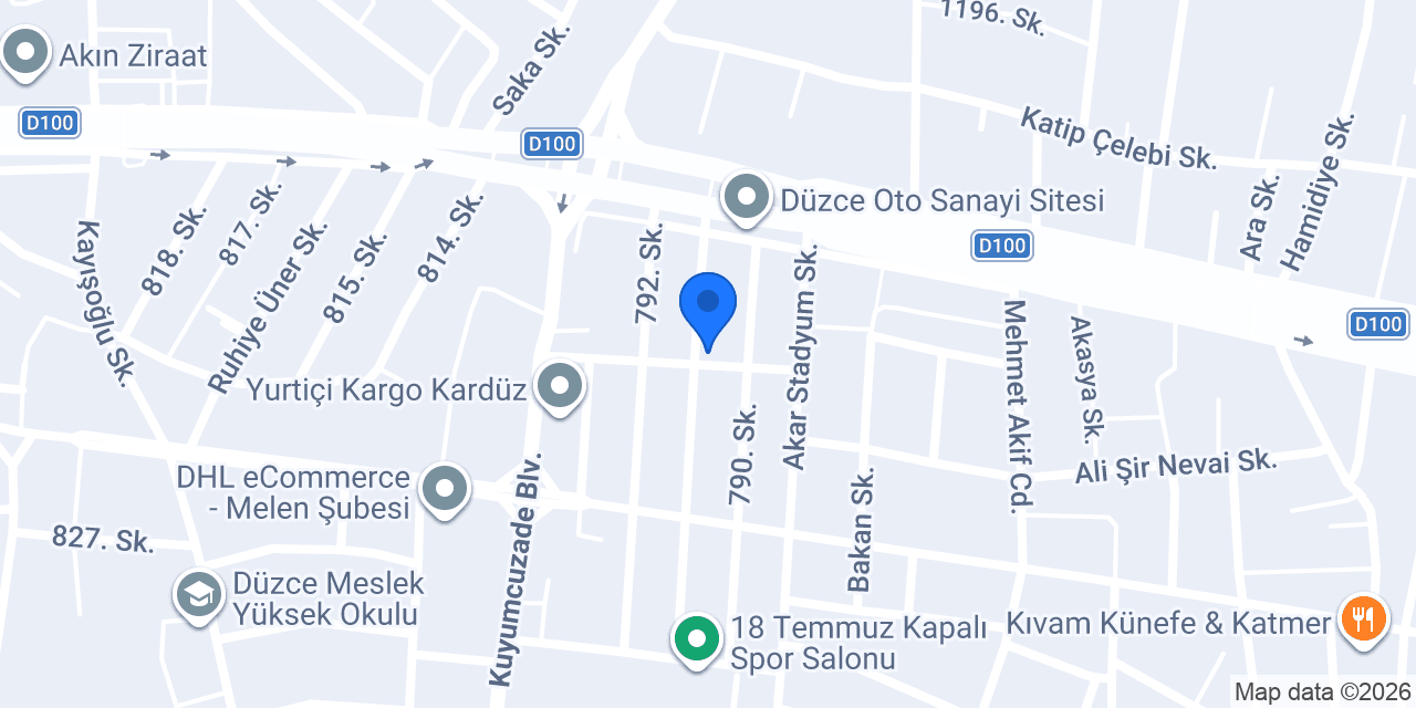 Esen Orman Ürünleri konumu