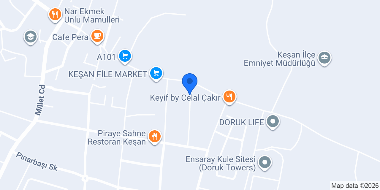 ADLİYE Taksi Keşan konumu