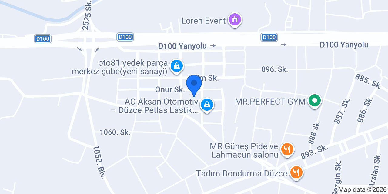 ASAF AUTO konumu