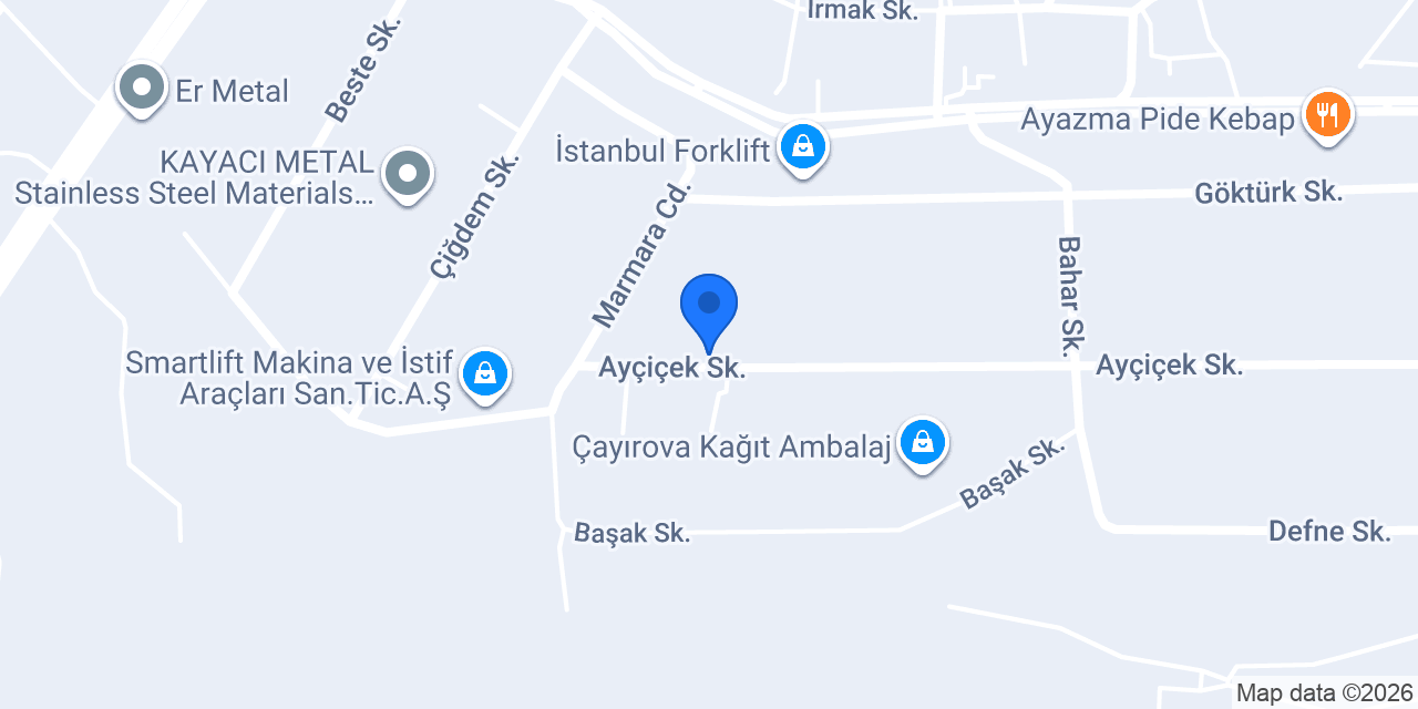 Erhan Kauçuk konumu