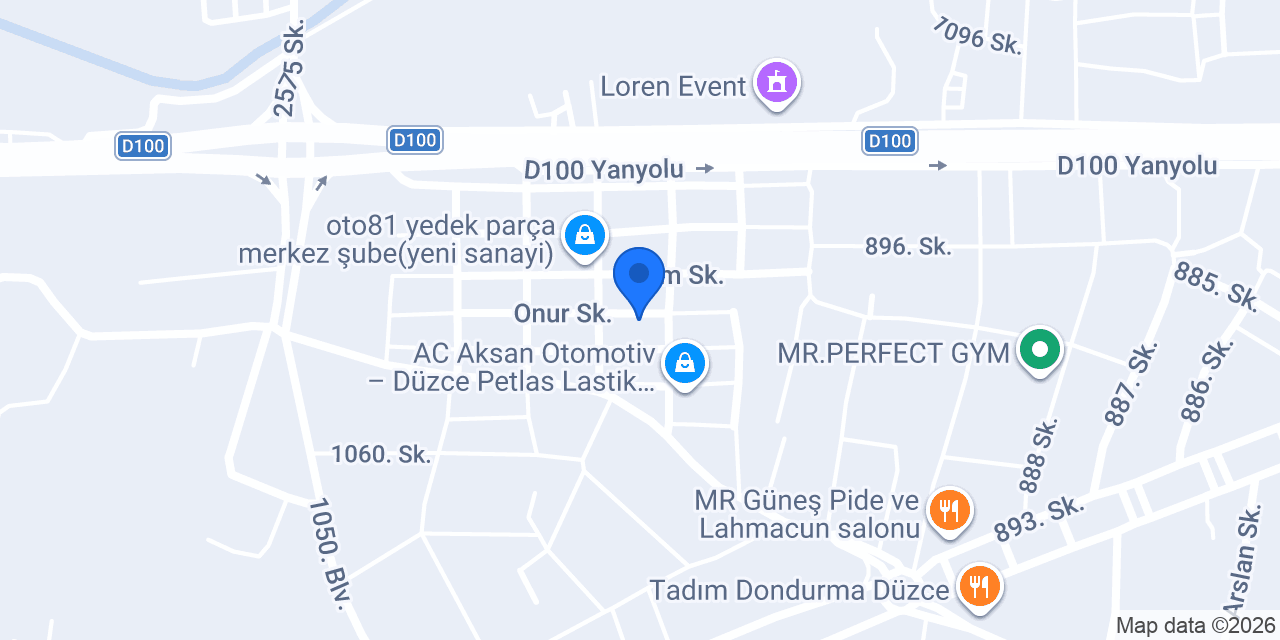 Olgun Oto konumu