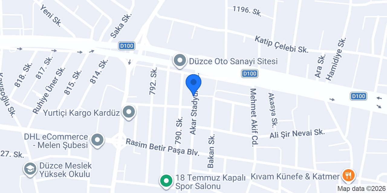 Gürdal Egzoz konumu
