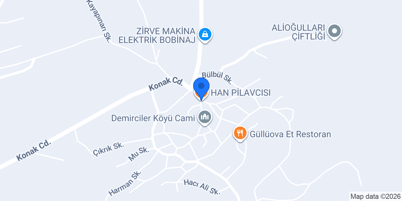 HAN PİLAVCISI konumu