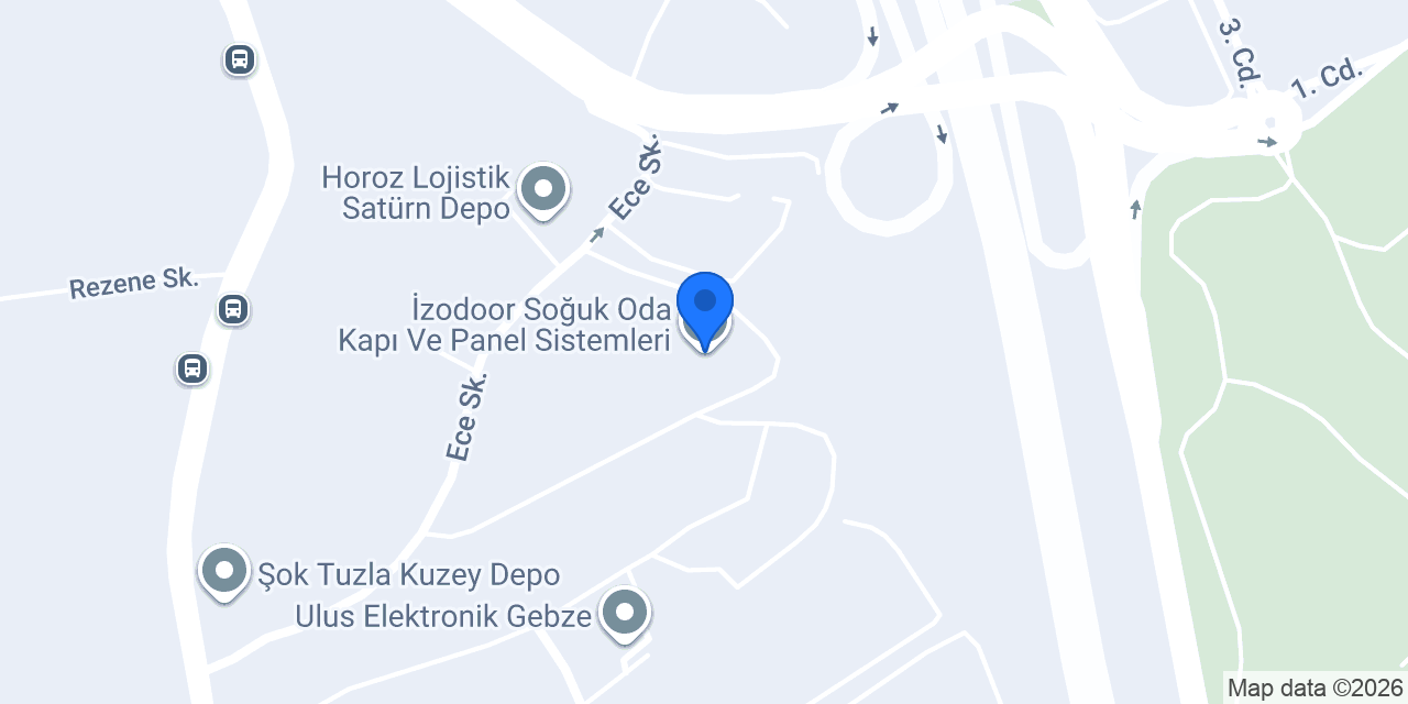 İzodoor Soğuk Oda Kapı Ve Panel Sistemleri konumu