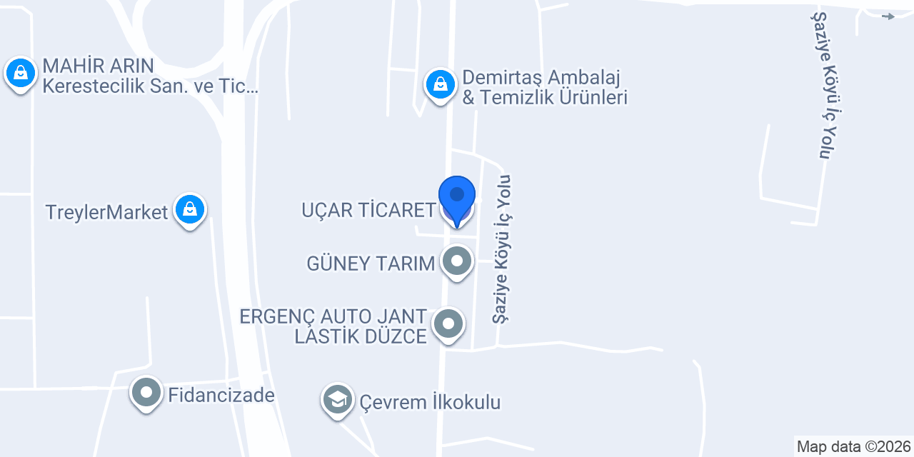 UÇAR TİCARET konumu