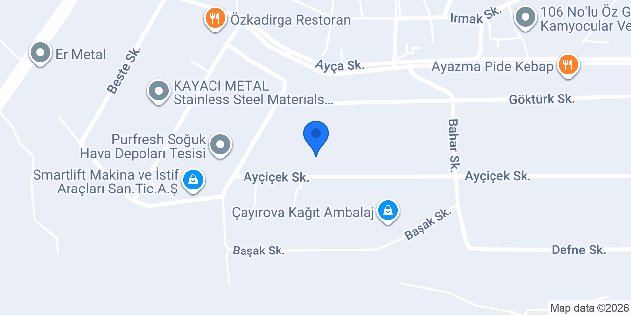 ARTI KALIP MAKİNA konumu