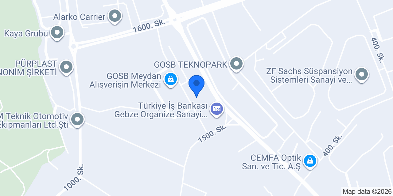 Garanti BBVA Gebze Ticari Şubesi konumu