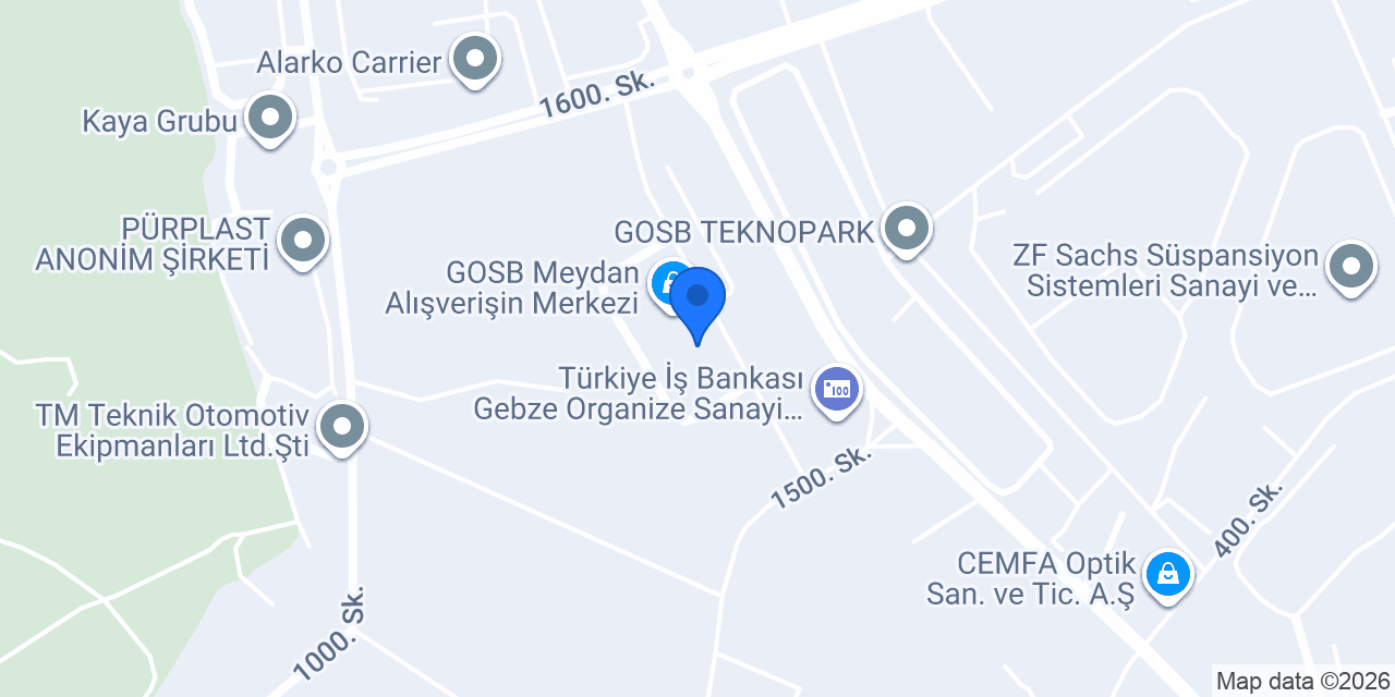 Alternatif Bank Gebze OSB Şubesi konumu
