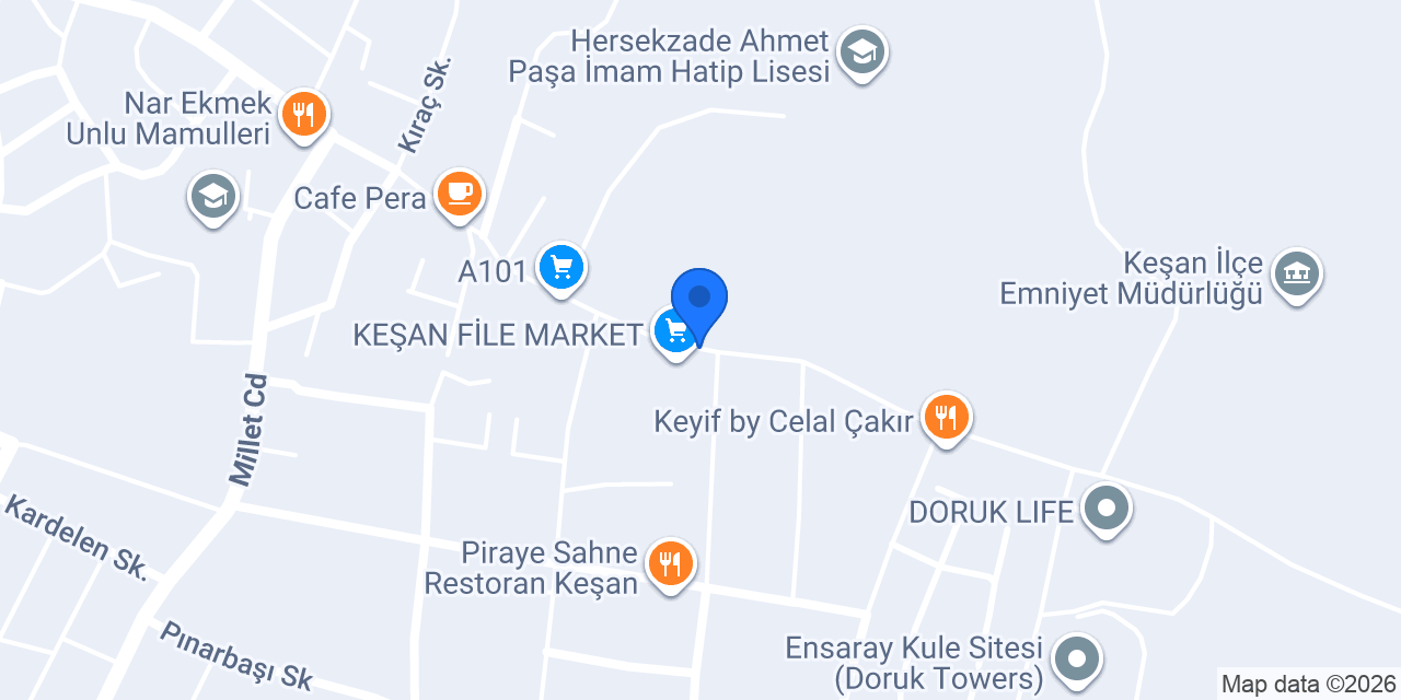Pasaport Pizza Keşan konumu
