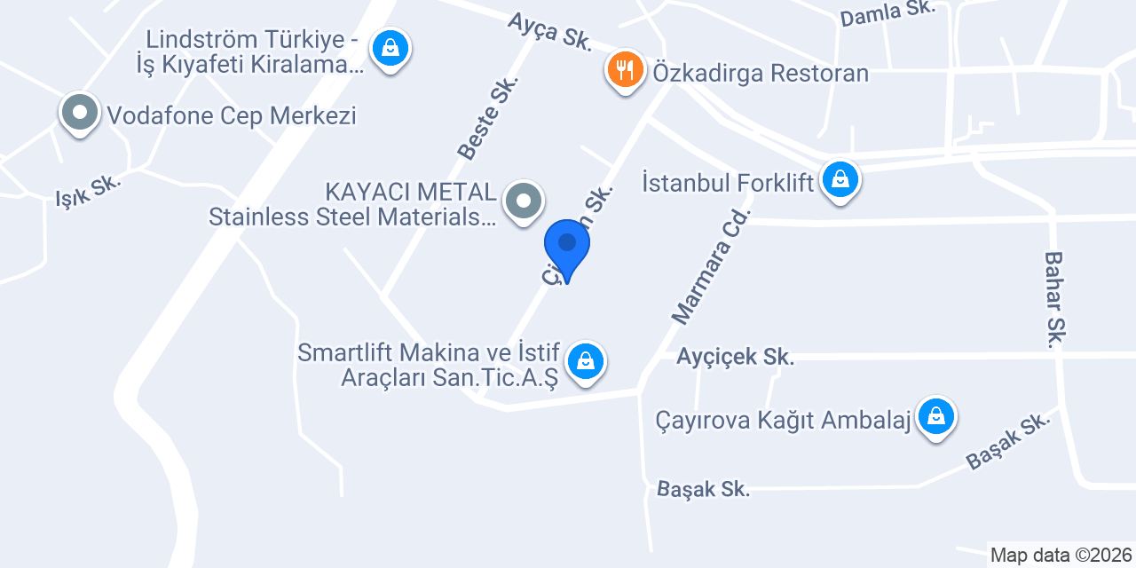 Paneks Panel-Soğuk Oda konumu