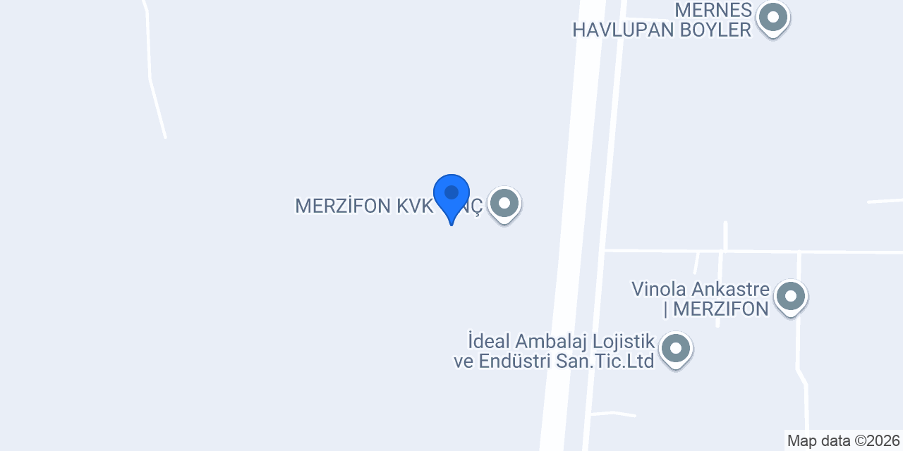 Mercup Karton Bardak konumu