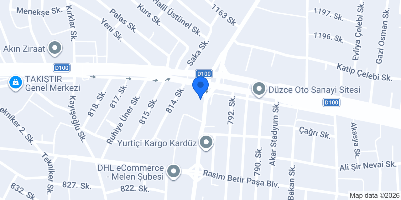 Cadde 81 Çiçek Evi konumu