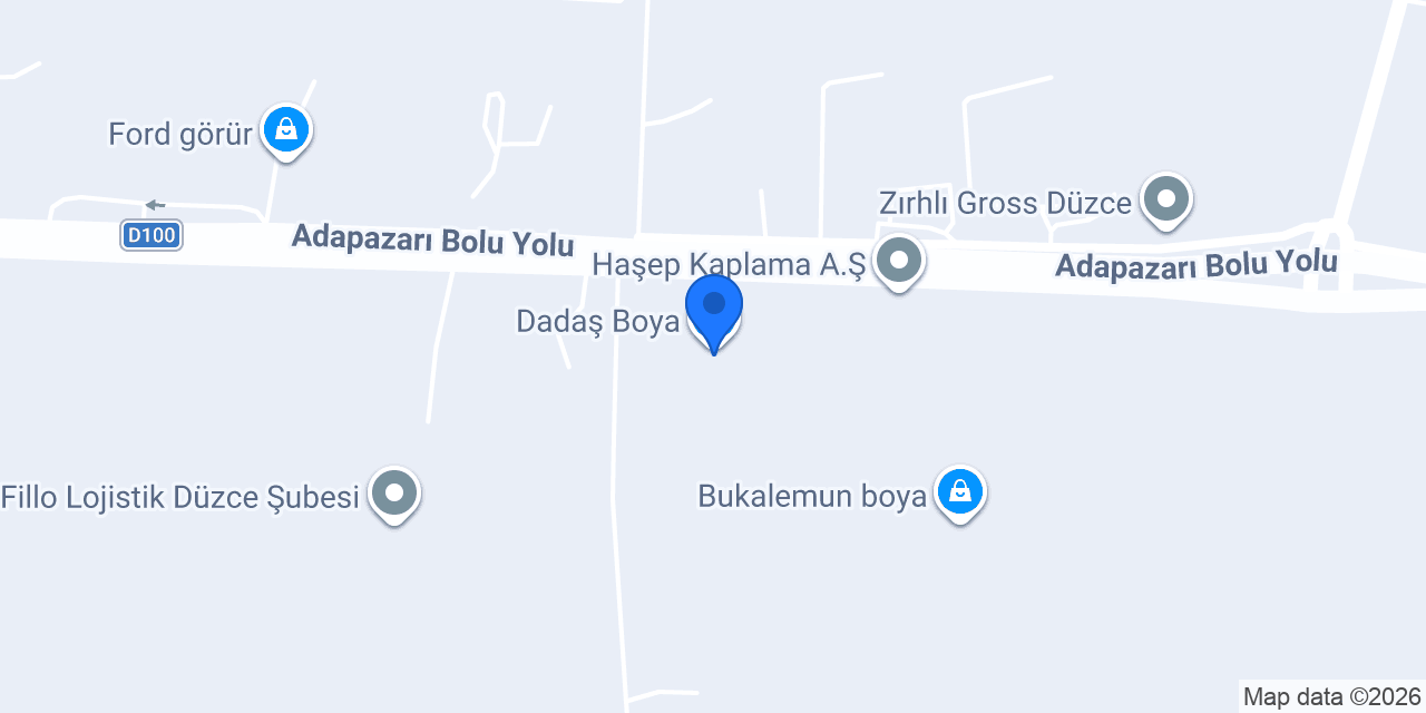 Dadaş Boya konumu