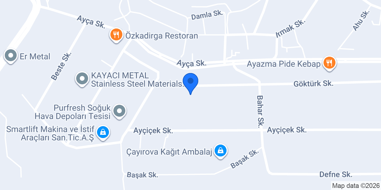 Avrasya Hadde Çelik Ltd. Şti. konumu