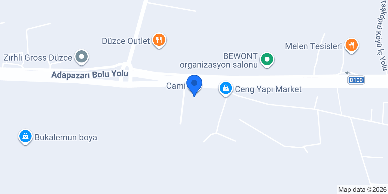 Fabrika Zemin Çizgileri konumu