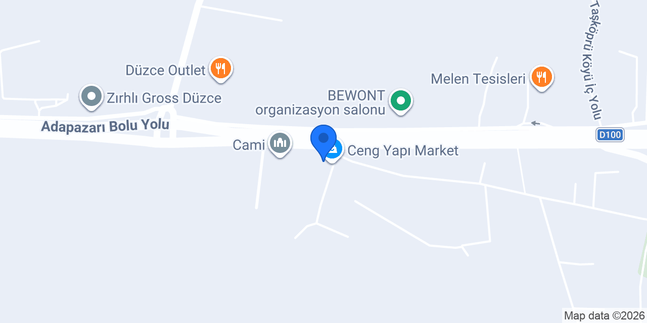 Ceng Yapı Market konumu