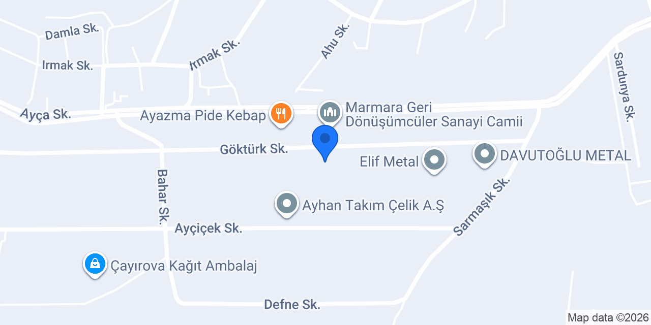 Başak Kağıt konumu