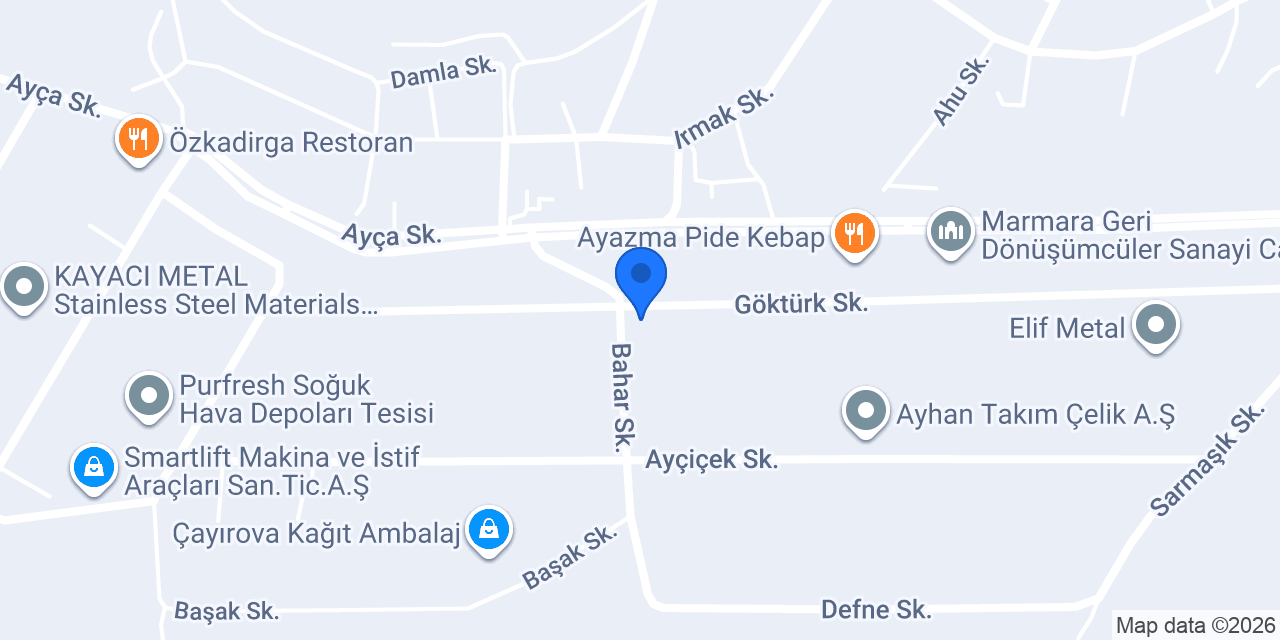 MKS Transformatör Ekipmanları San. Tic. A.Ş. konumu