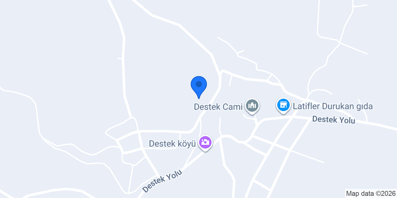 Destek Belediyesi konumu