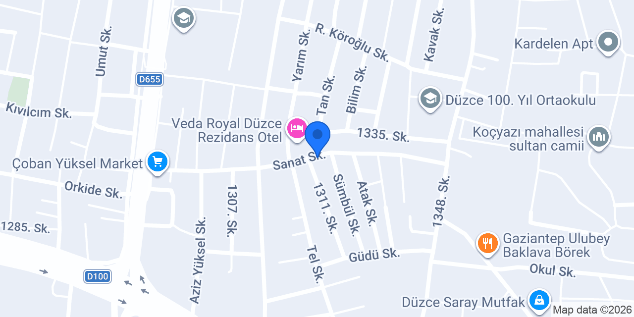 TATLICI IDRIS konumu