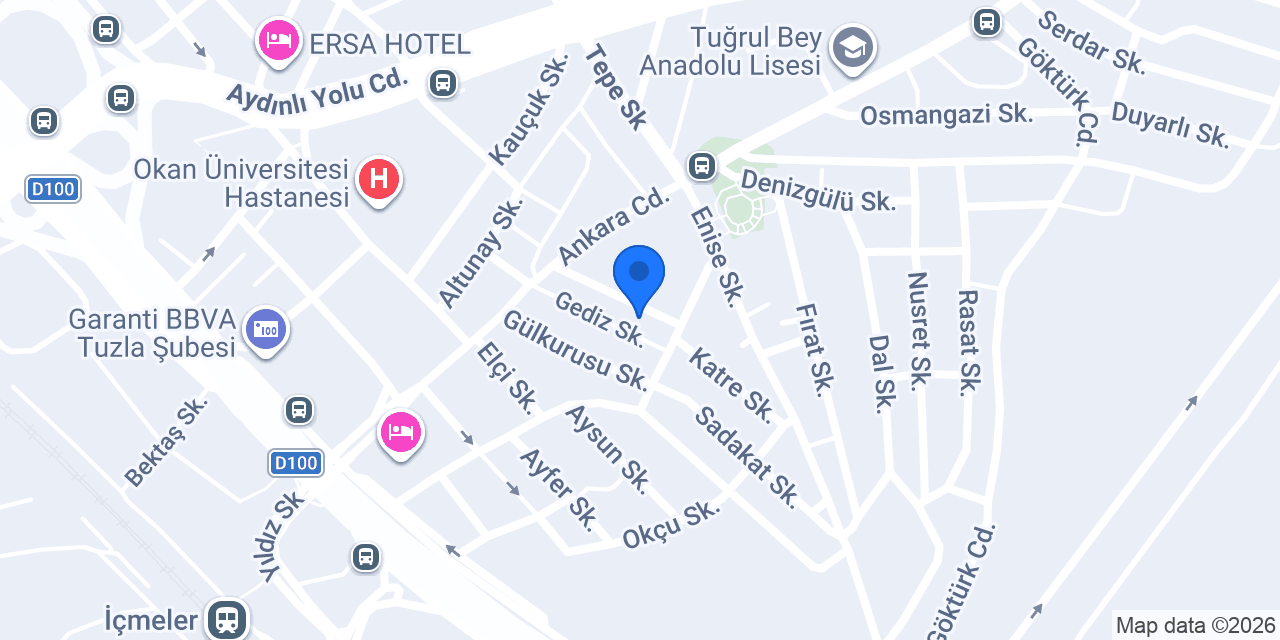 Adagün Yapı Market konumu