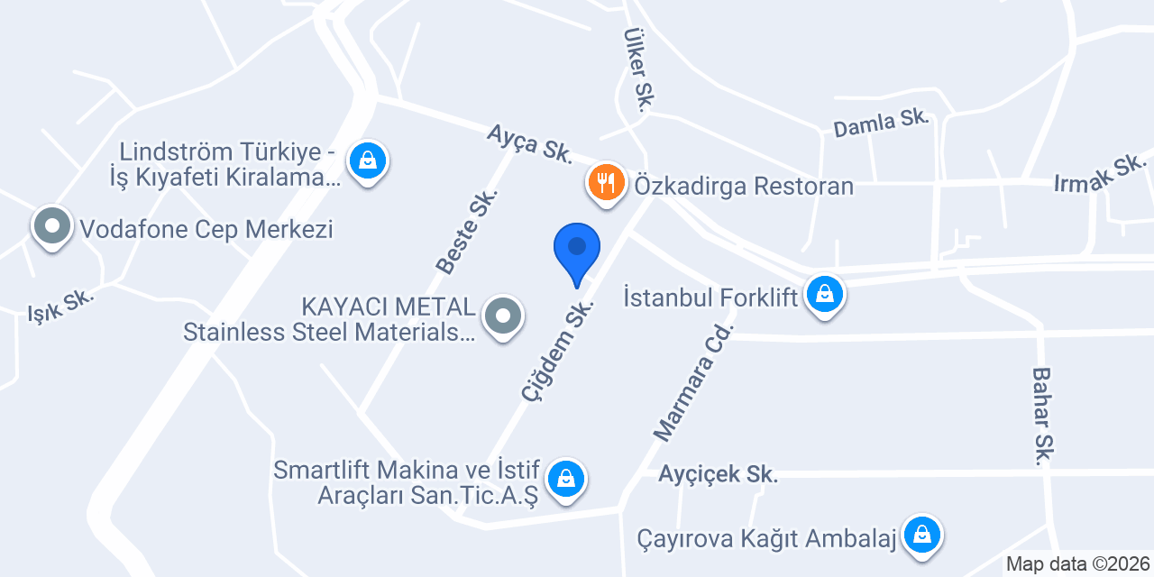 NC İmalat ve Mühendislik A.Ş. konumu