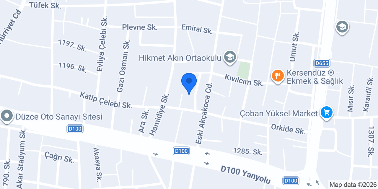 Pak Plus Koltuk Yıkama konumu