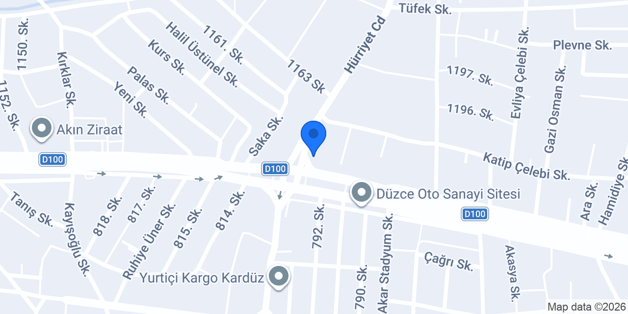 Asrın Motors konumu