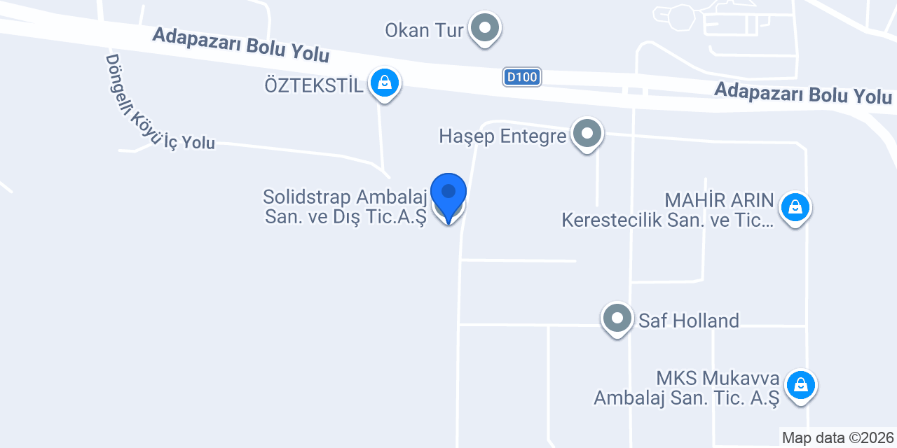 Solidstrap Ambalaj San. ve Dış Tic.A.Ş konumu