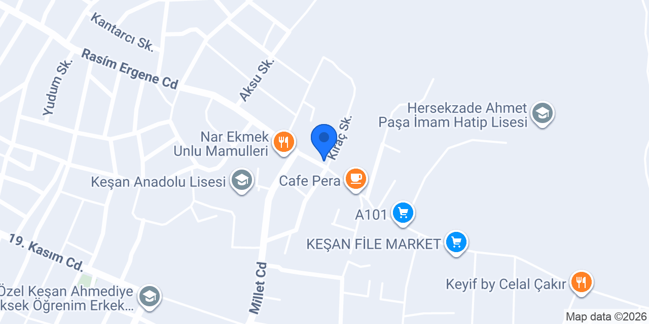 Cadde üstü Kokoreç Fast Food konumu