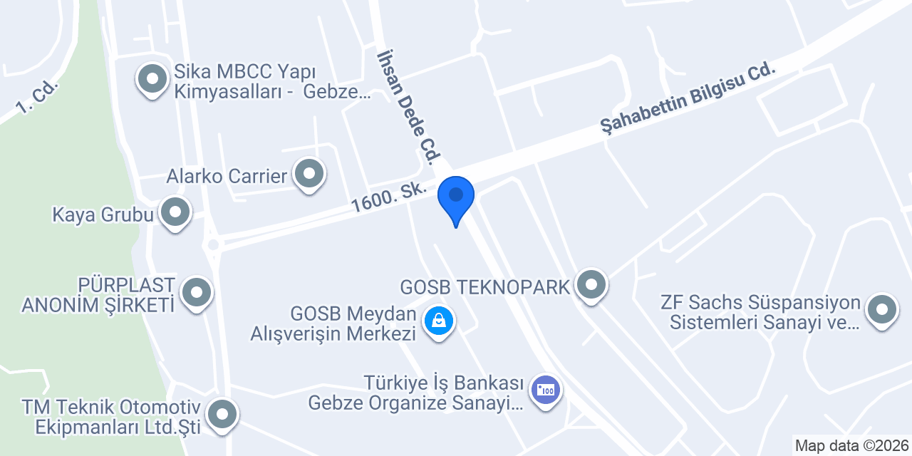 Kuveyt Türk - GOSB Ticari Şubesi konumu