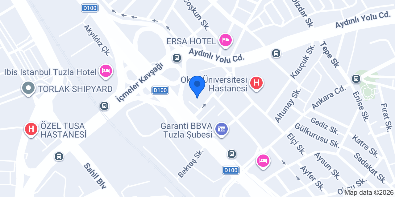 Klinik Psikolog Yağmur Taşkın konumu
