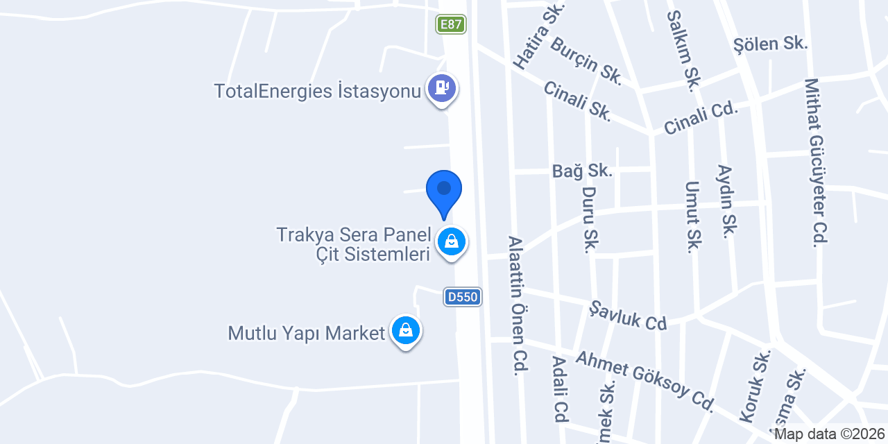 Keşan Eliza Prefabrik konumu