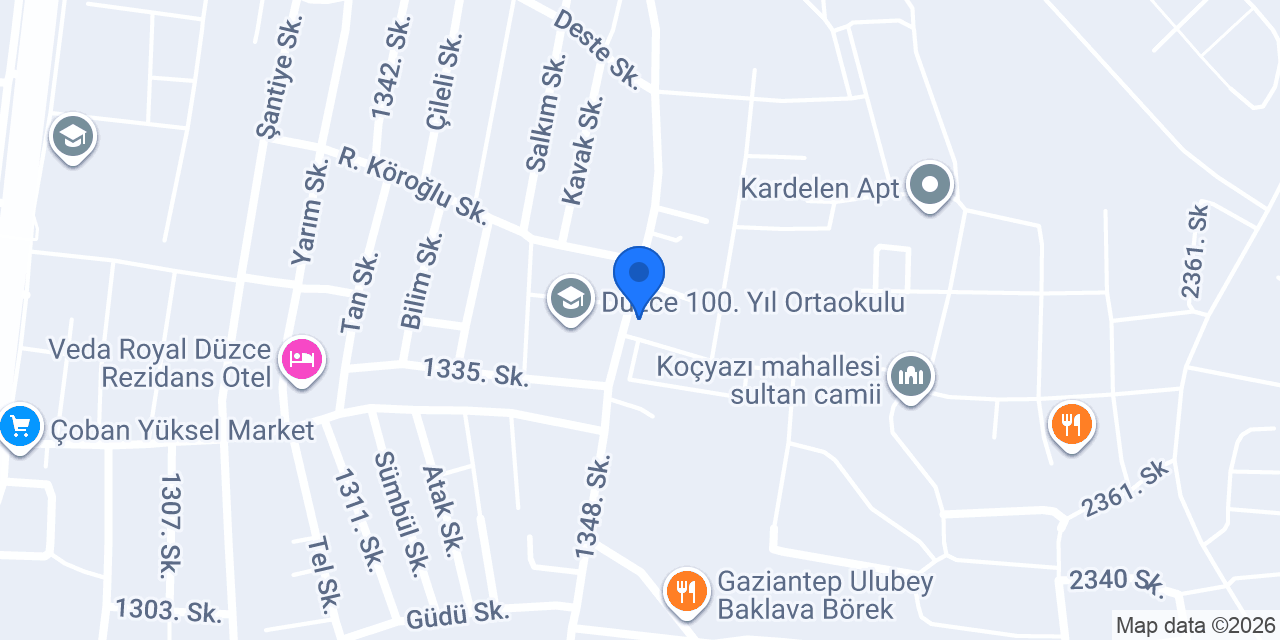 Değişim bayan kuaförü konumu