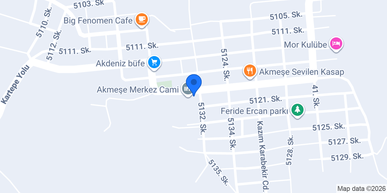 Akmeşe Eczanesi konumu