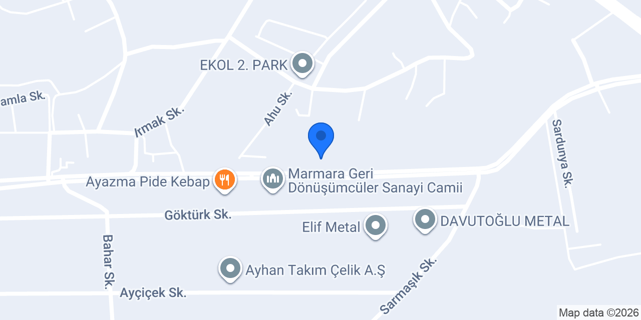 Selvi palet konumu
