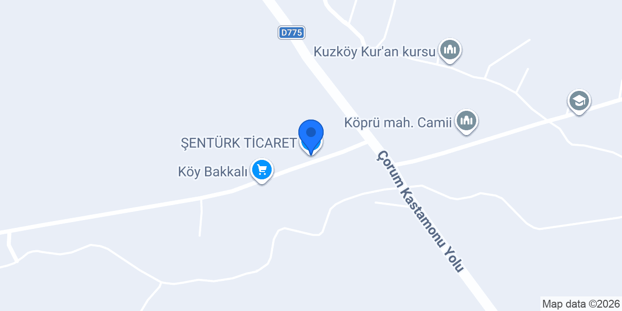ŞENTÜRK TİCARET konumu
