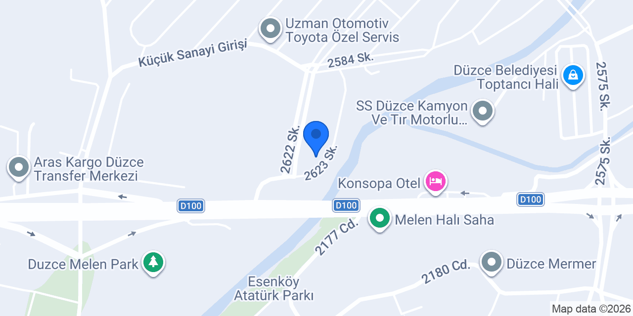 TET OTOMOTİV konumu