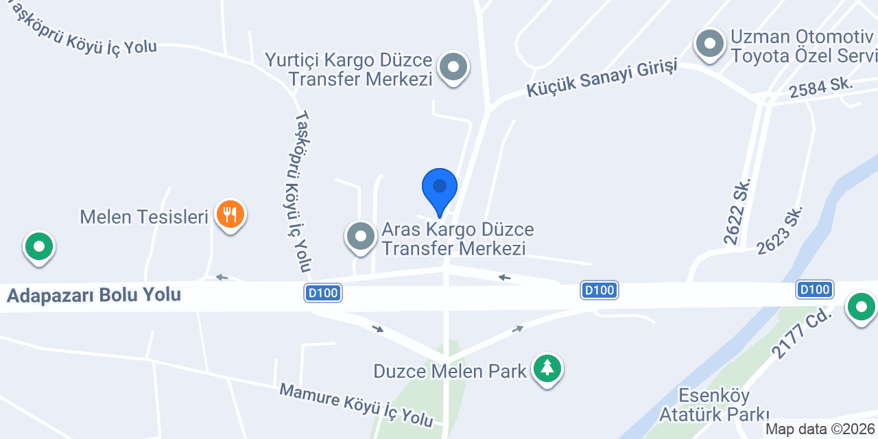 Hakoğlu Metal Sanayi konumu
