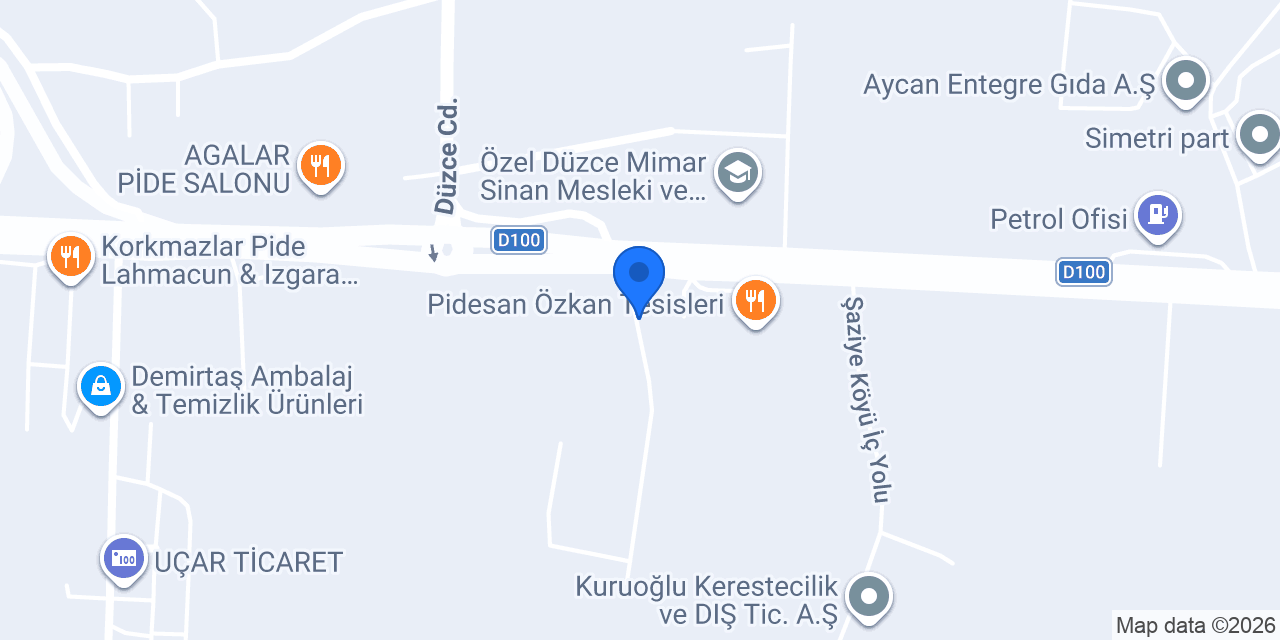 Kaya Orman Ürünleri A.Ş konumu