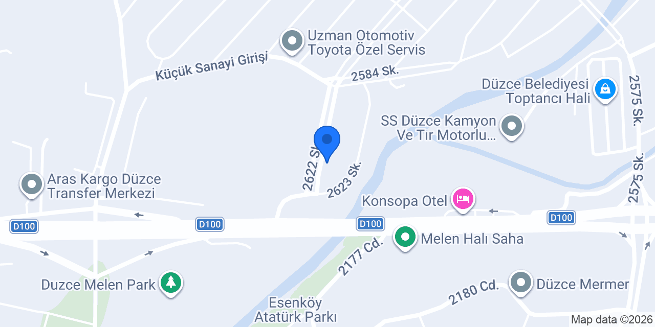 AKYOL OTOMOTİV konumu