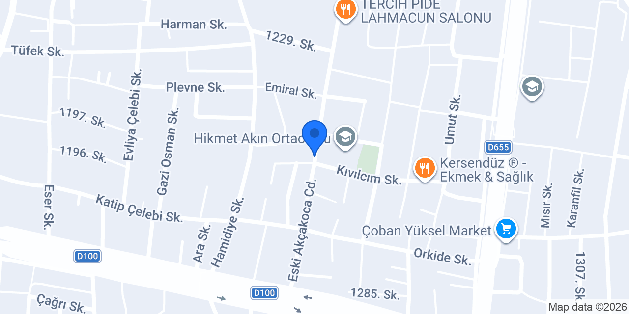 Assos Çiçek Evi konumu