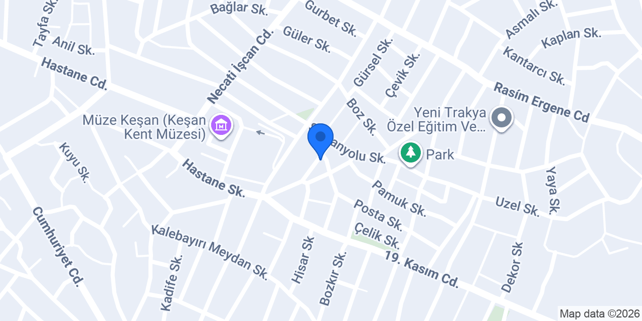 Can Kız Öğrenci Pansiyonu konumu