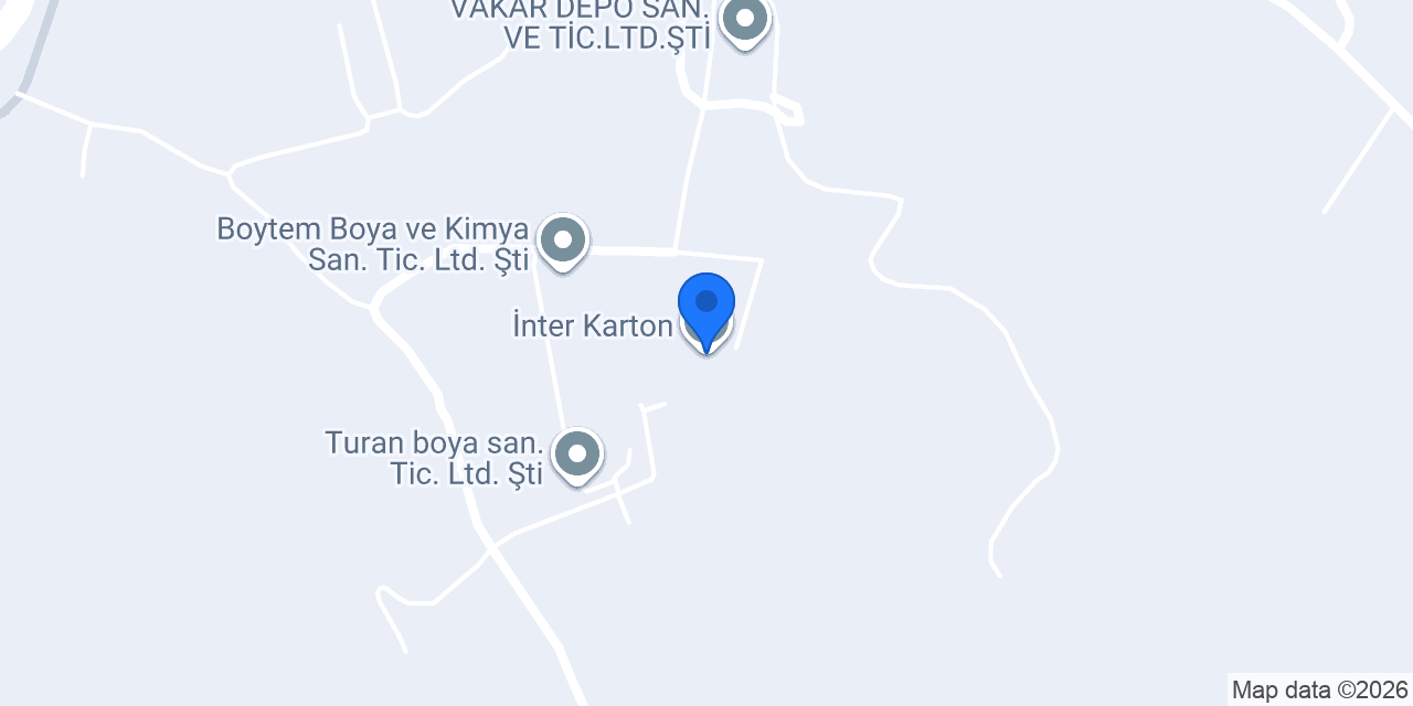 İnter Karton konumu