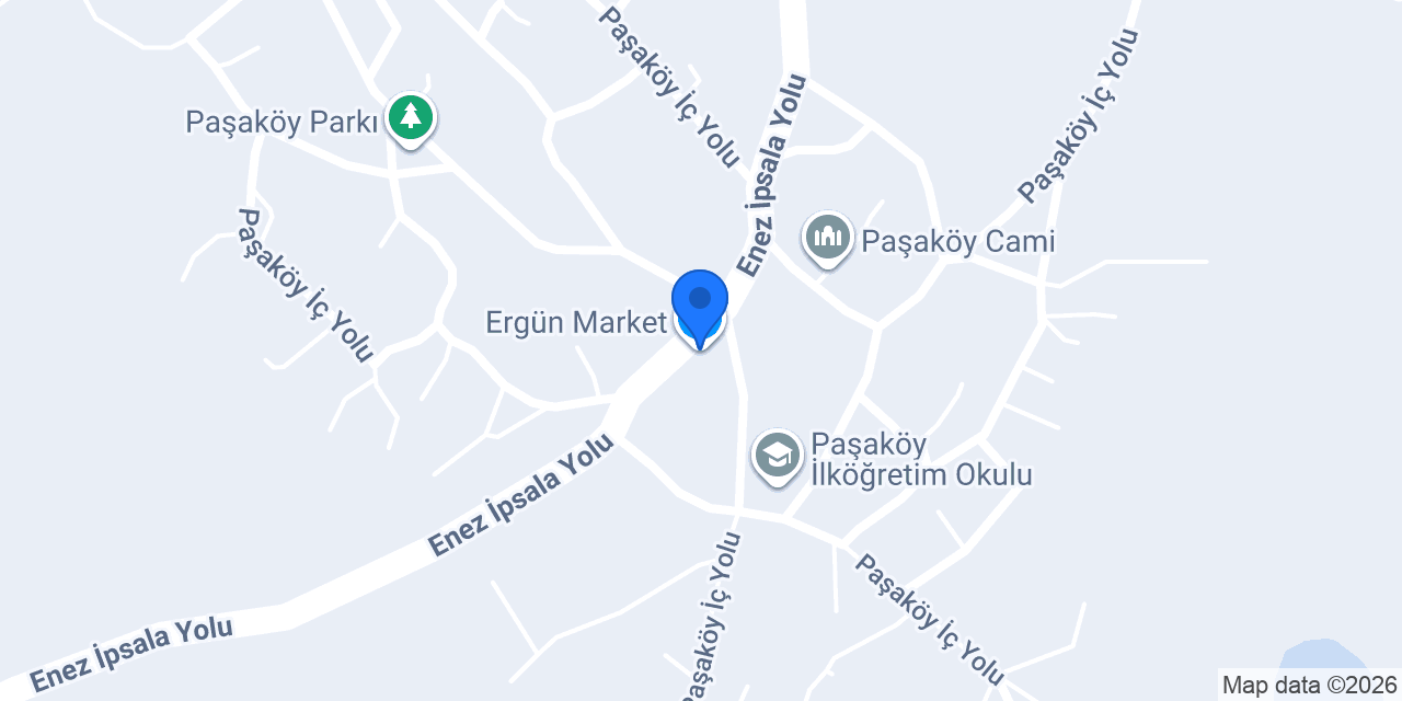 Ergün Market konumu