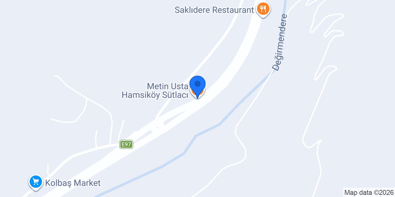 Metin Usta Hamsiköy Sütlacı konumu
