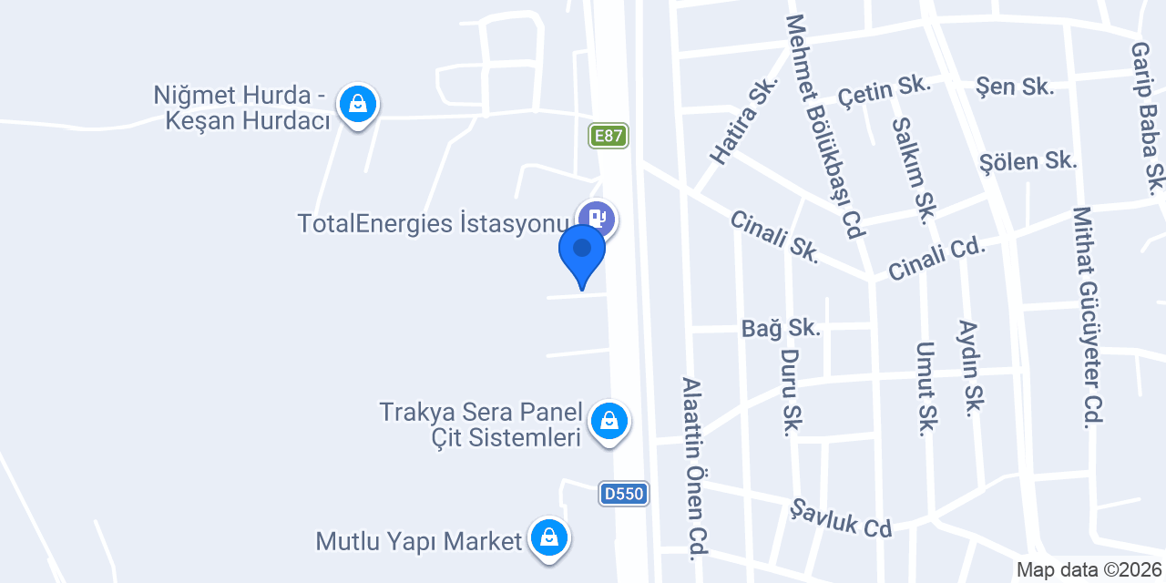 KUZEY PEYZAJ KEŞAN konumu