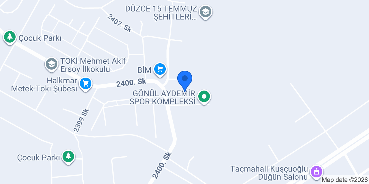 Düzce OÇEM konumu