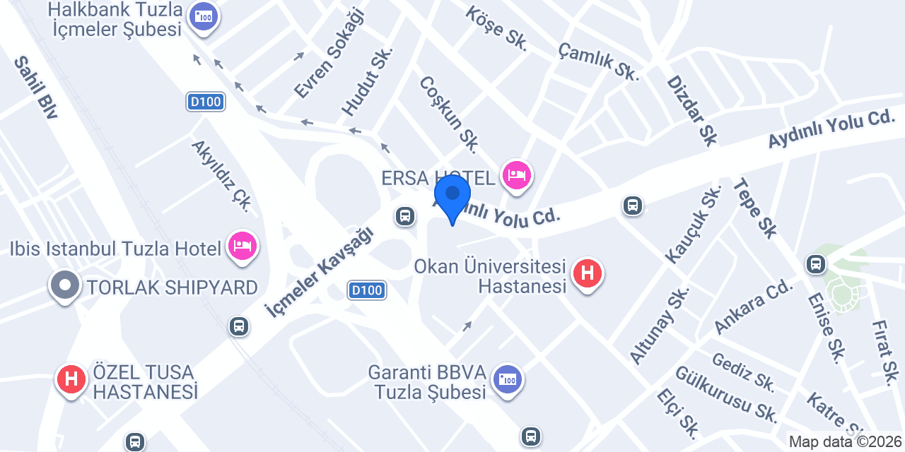 Eminevim Tuzla Şube konumu