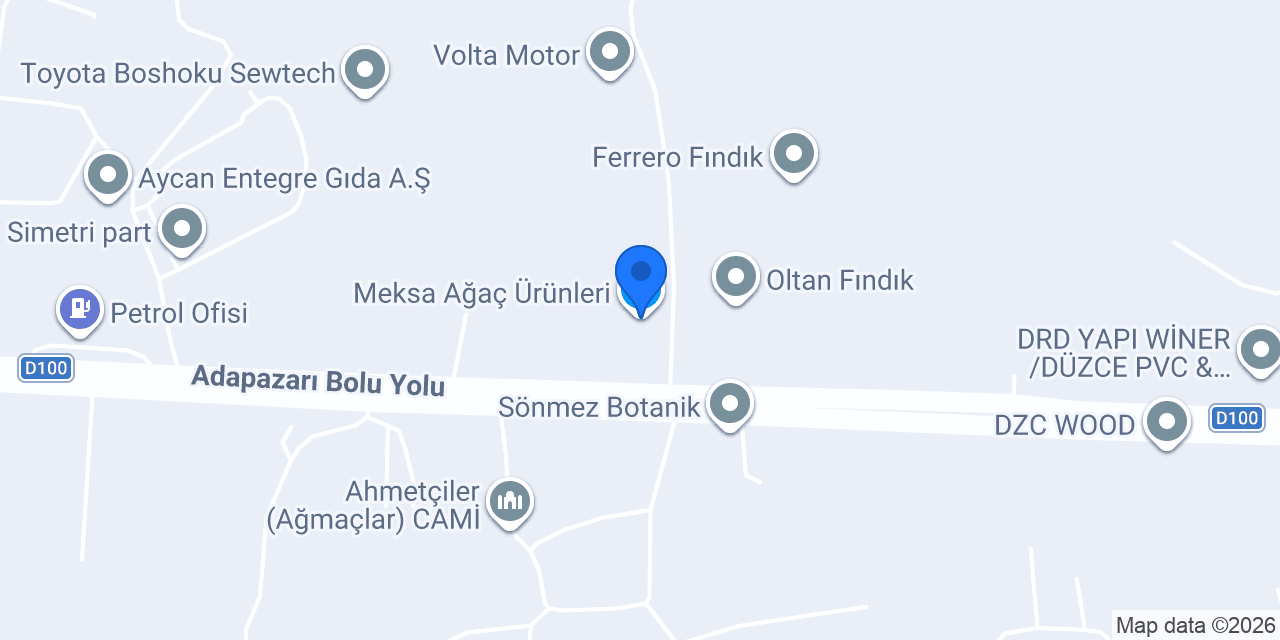 Meksa Ağaç Ürünleri konumu